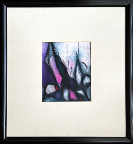 colorful painting with frame